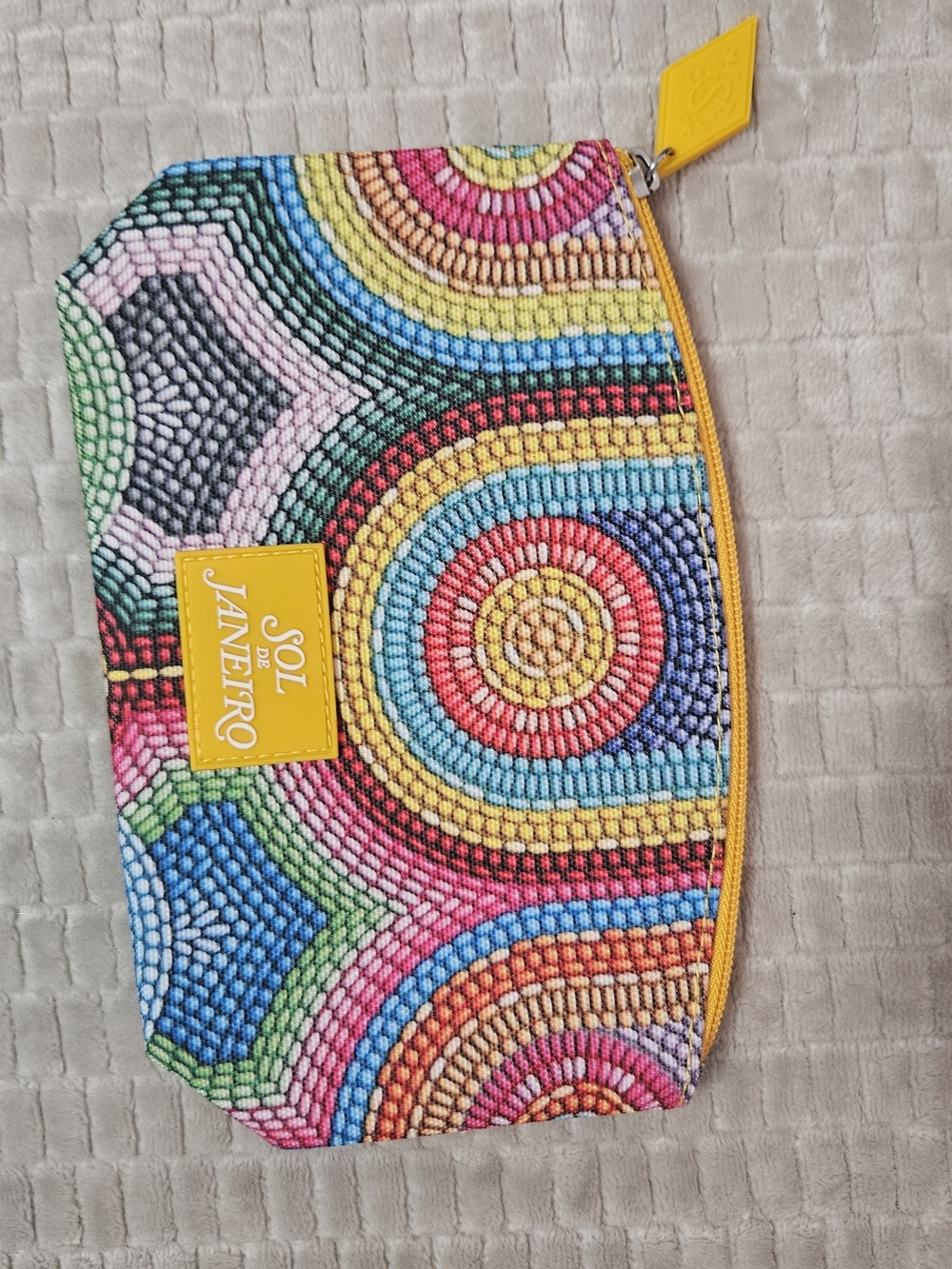 Sol De Janeiro Mutli Color Printed Zip Pouch